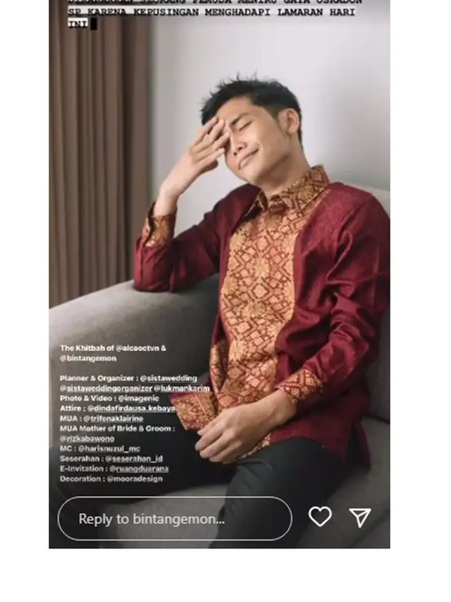 8 Momen Lamaran Bintang Emon dan Alca Octaviani, Penuh Haru Bahagia