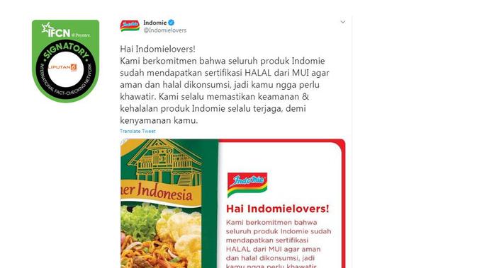 Cek Fakta Indomie Rasa Saksang Babi 2