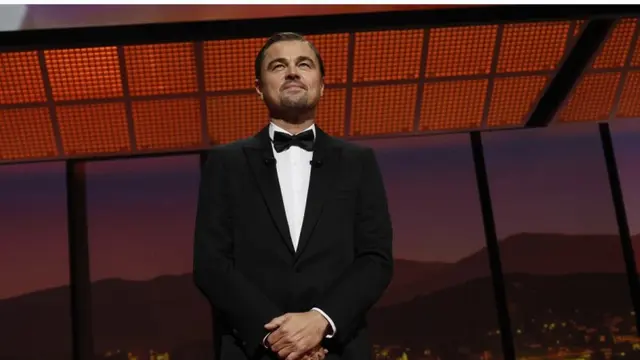 Leonardo DiCaprio dan Pacarnya yang Lebih Muda 23 Tahun, Vittoria Ceretti Bakal Hadiri Pernikahan Jeff Bezos. (Joel C Ryan/Invision/AP)
