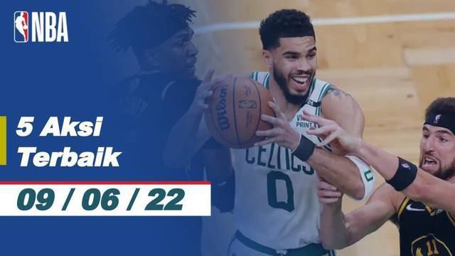 Berita video kumpulan aksi-aksi terbaik di laga final NBA 2021-2022, yang mempertemukan Boston Celtics vs Golden State Warriors. Pada gim ketiga ini, Celtics berhasil menang 116-100 atas Warriors.