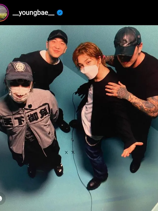 Unggahan Taeyang Bigbang di acara J-Hope. (Instagram/ __youngbae__)