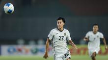 Rafael Struick dalam laga Timnas Indonesia U-22 kontra Mali U-22 di Stadion Pakansari, Bogor, Selasa (18/11/2025). (Bola.com/Bagaskara Lazuardi)