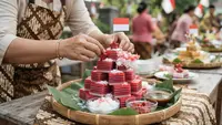 6 Cara Menghias Kue Tradisional Untuk Lomba Kemerdekaan 17 Agustus 1945 HUT RI Ke-81