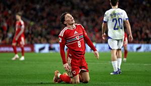 Wales gagal lolos ke Piala Dunia 2026 setelah kalah di babak play off melawan Bosnia-Herzegovina pada Kamis (26/03/2026) waktu setempat. (AFP/Darren Staples)