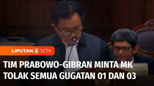 VIDEO: KPU Tanggapi Gugatan, Tim Prabowo-Gibran Minta MK Tolak Semua Gugatan 01 dan 03