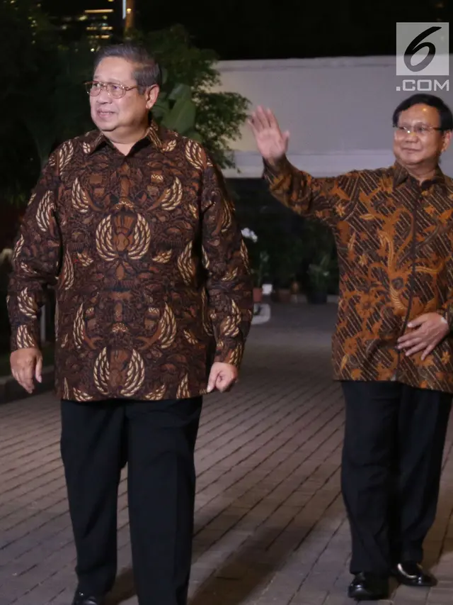 SBY Sambut Kehadiran Prabowo