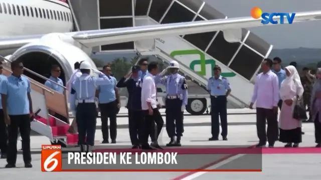 Kunjungi Lombok, Jokowi Pastikan Dana Bantuan Korban Gempa Sudah Ditransfer