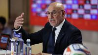 Spanyol nantinya akan tergabung ke dalam grup H di Piala Dunia 2026 bersama Tanjung Verde, Arab Saudi, dan Uruguay. (AFP/Pierre-Philippe Marcou)