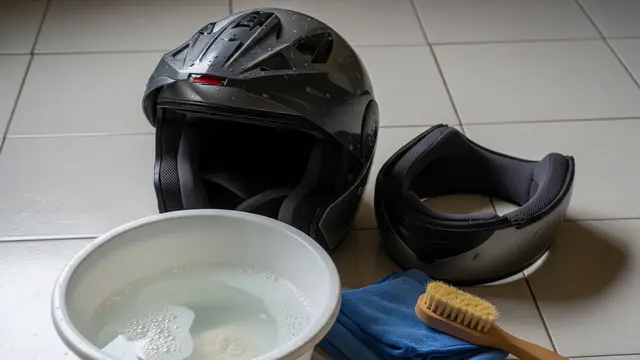 Cara Cuci Bagian Dalam Helm Agar Tidak Bau