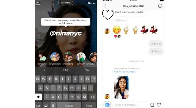 Instagram rilis fitur @mention sharing (Foto: Instagram)