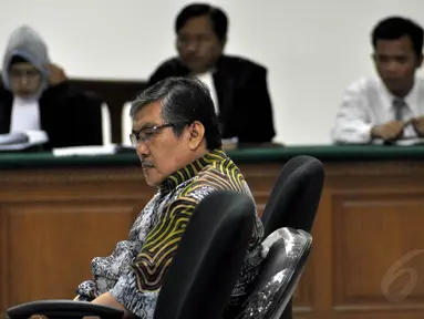 Sidang lanjutan terdakwa Syahrul Raja Sampurna Jaya kembali digelar di Pengadilan Tipikor, Jakarta, (22/10/14). (Liputan6.com/Miftahul Hayat)