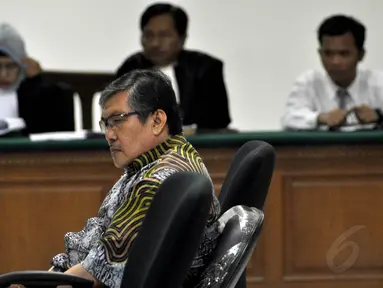 Sidang lanjutan terdakwa Syahrul Raja Sampurna Jaya kembali digelar di Pengadilan Tipikor, Jakarta, (22/10/14). (Liputan6.com/Miftahul Hayat)