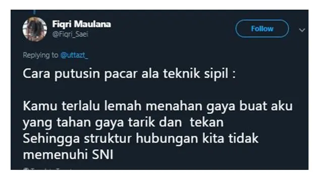 7 Cara Putuskan Pacar Sesuai Jurusan Ala Netizen Ini Kocak Banget