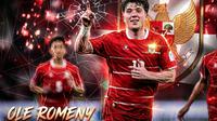 Ole Romeny, striker andalan Timnas Indonesia. (Bola.com/Iqbal Ikhsan/Gemini)