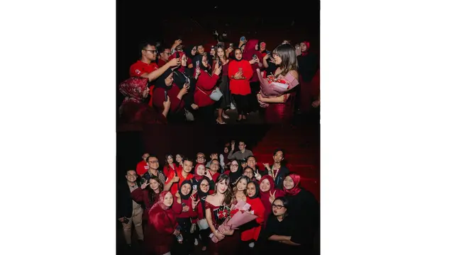 Potret Raisa di Premier Film ‘Harta Tahta Raisa’