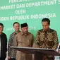 Presiden Joko Widodo meresmikan Lulu Hypermarket.