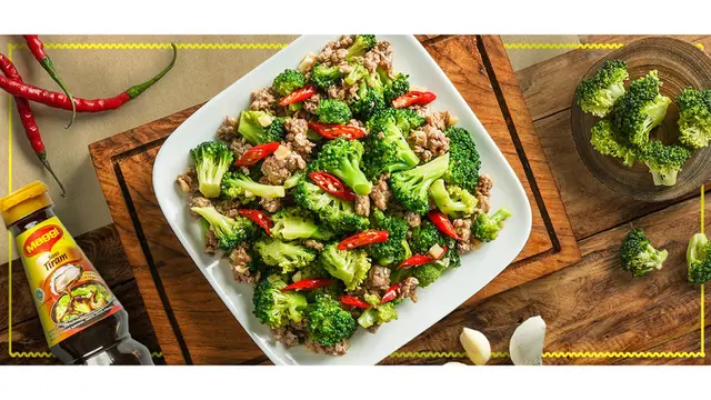Tumis Brokoli Daging