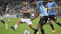 Gelandang Fluminense, Andre Trindade, masuk daftar incaran Liverpool pada musim panas tahun ini. (AFP/Mauro Pimentel)