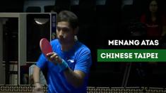 Berita video David Jacobs kalahkan atlet tenis meja Chinese Taipei, Yao Tang Lee.