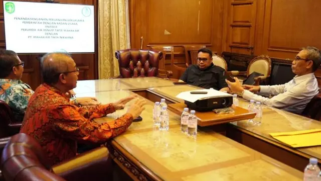 Perumda Tirta Mahakam Kukar Gandeng Swasta Bangun Instalasi Air Minum Berteknologi Canggih