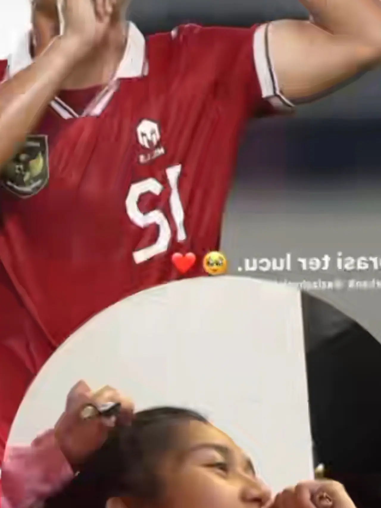 6 Potret Pratama Arhan Selebrasi Gol untuk Istrinya Azizah Salsha ...