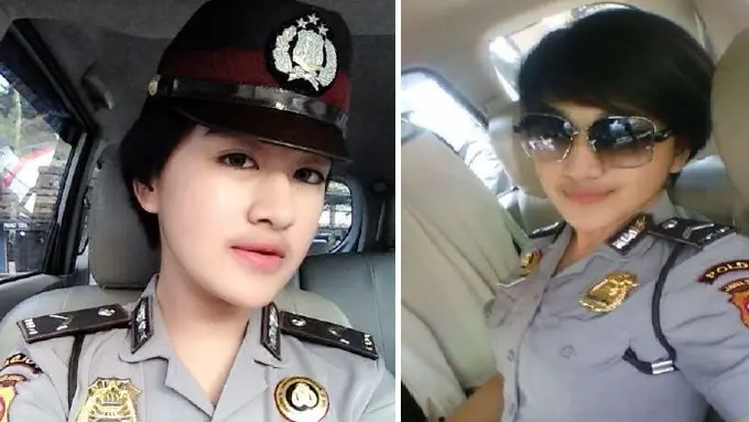 Bripda Muthia, Polwan Cantik Penyuka Dangdut Ini Anak Jenderal
