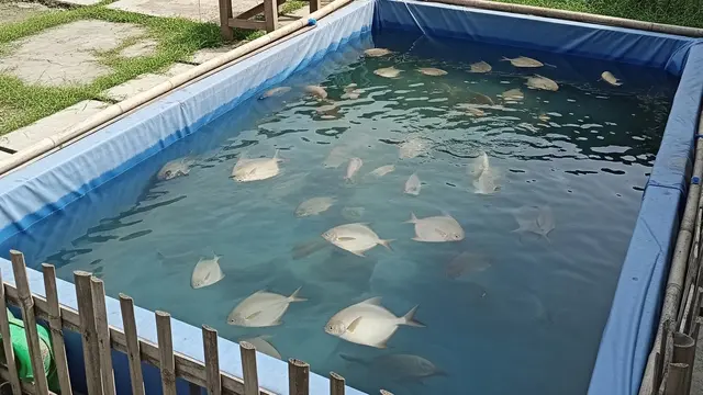 Cara Budidaya Ikan Bawal di Kolam Terpal, Panduan Lengkap untuk Pemula