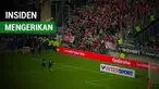 Berita video insiden mengerikan pagar tribun roboh terjadi saat laga Amiens melawan Lille pada pekan ke-8 Ligue 1 2017-2018.