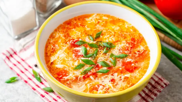 Resep sup telur praktis