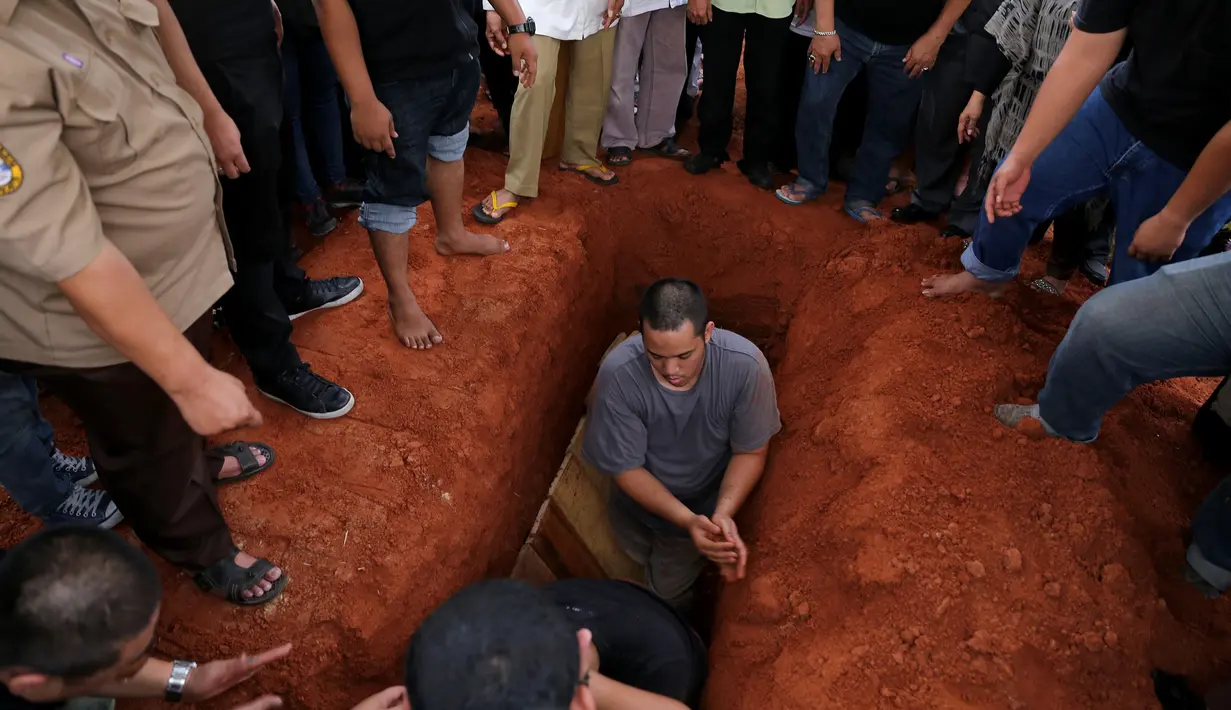 Liang lahat Pepeng yang panjangnya dua meter. (Galih W Satria/Bintang.com)