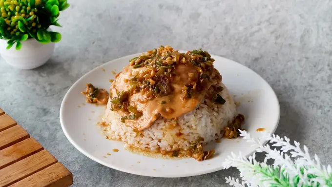 nasi telur Pontianak