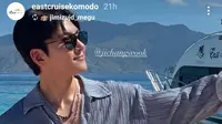 Ji Chang Wook liburan di Indonesia. (Instagram/ eastcruisekomodo)