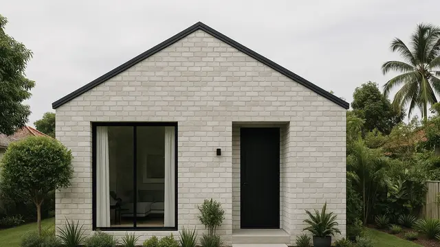 Model Rumah Kecil Tapi Cantik Dari Batu Bata Minimalis/Ilustrasi AI