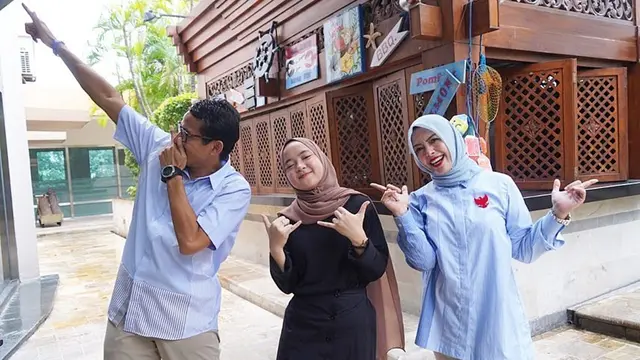 Sandiaga Uno, Nissa Sabyan, Nur Asia