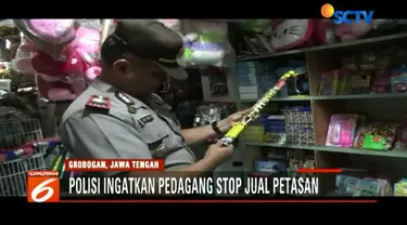 Barang yang dijual para pedagang ternyata hanya aneka ragam kembang api yang telah dilengkapi izin oleh Polda Jawa Tengah.