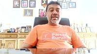 Presiden Partai Buruh Said Iqbal dalam Konferensi Pers Hari Tani 2023 yang dilaksanakan pada Jumat (22/09/2023) - (Vatrischa Putri Nur Sutrisno)