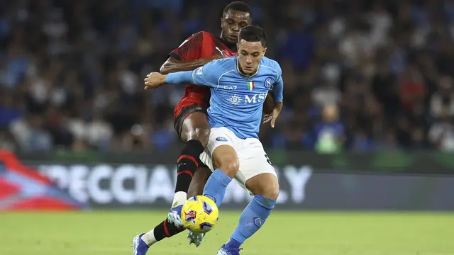 Hasil Liga Italia Napoli Vs AC Milan