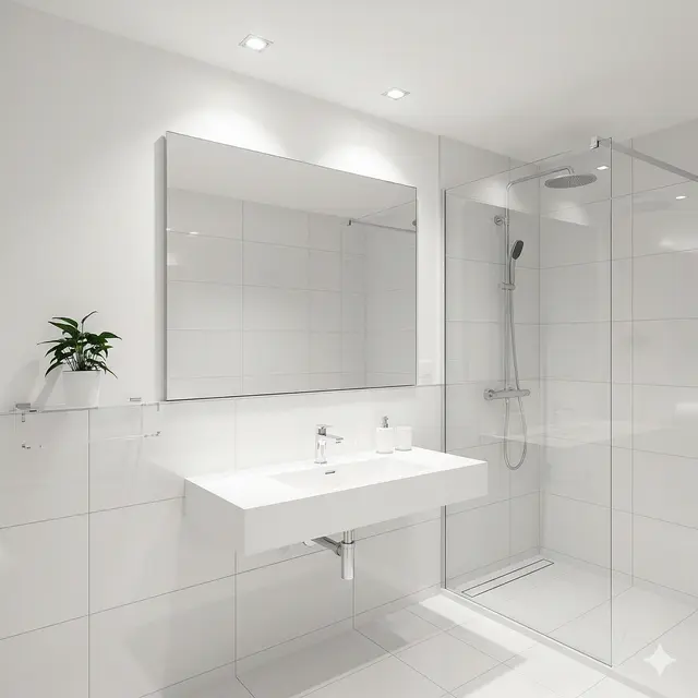 Inspirasi Rumah dengan Kamar Mandi Kecil tapi Elegan. Gemini