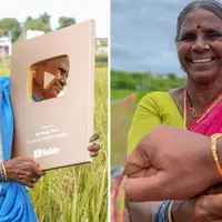 Nenek Milkuri Gangavva yang viral berkat channel 'My Village Show'/dok. Instagram @gangavva