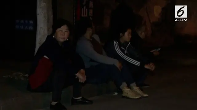 VIDEO: Gempa 5 SR Guncang China, Ratusan Mengungsi