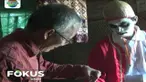 Pasalnya TPS tersebut, ditempatkan ditengah pemakaman umum dan didekor bertema hantu.