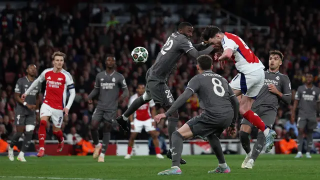 Arsenal Gulung Real Madrid 3-0
