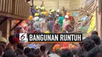 Bangunan berumur 100 tahun di Mumbai India runtuh Selasa (16/7) malam. 10 orang tewas tertimpa bangunan tua berlantai 4 tersebut.
