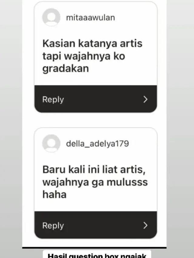 Komentar warganet pada unggahan Marshanda