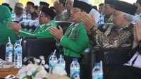 Plt Ketua Umum Partai Persatuan Pembangunan (PPP) Muhamad Mardiono bersilaturahmi ke Dayah Modern Tgk Chiek Oemar Diyan, Kabupaten Aceh Besar. (Istimewa)