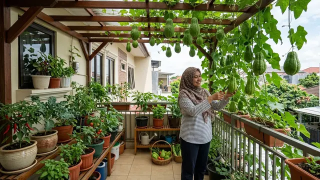 Kebun Labu Siam Gantung: Gemini AI