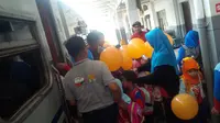 Ada 150 anak yang berpartisipasi memperingati Hari Dongeng Sedunia bersama PT KAI. (Liputan6.com/Aditya Prakasa).