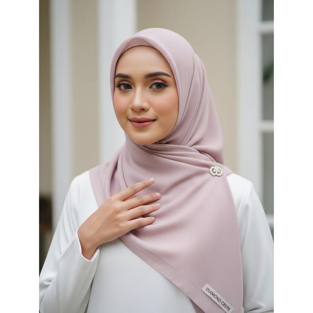 8. Hijab Diamond Crepe
