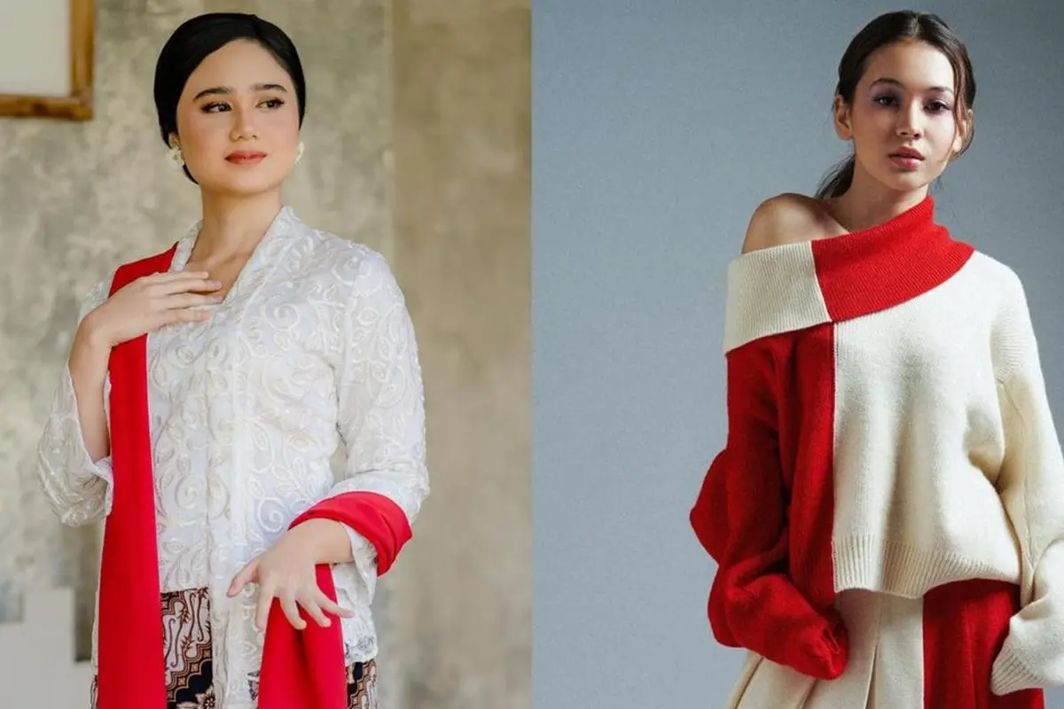 8 Inspirasi Outfit Merah Putih untuk Rayakan 17 Agustus, dari Tissa Biani, Sandrinna Michelle, hingga Dian Sastrowardoyo