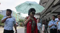 Siti Hartati Murdaya ikut nyoblos di Rutan Pondok Bambu